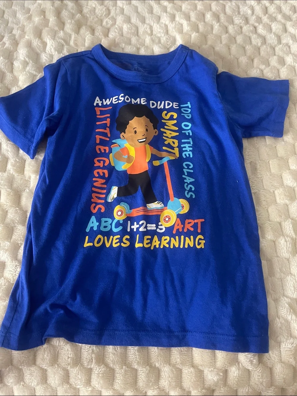 The Children's Place Royal Blue 'Loves Learning' Graphic Tee